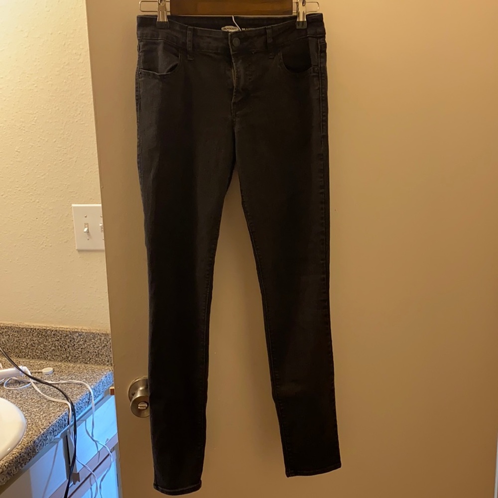 Old Navy Black Super Skinny Jeans